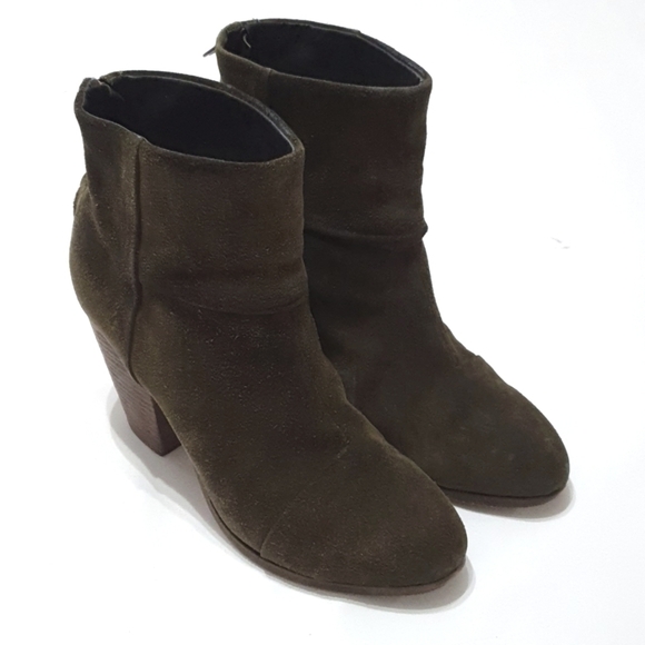 Rag and Bone Newburry Suede Ankle Booties - Picture 1 of 10